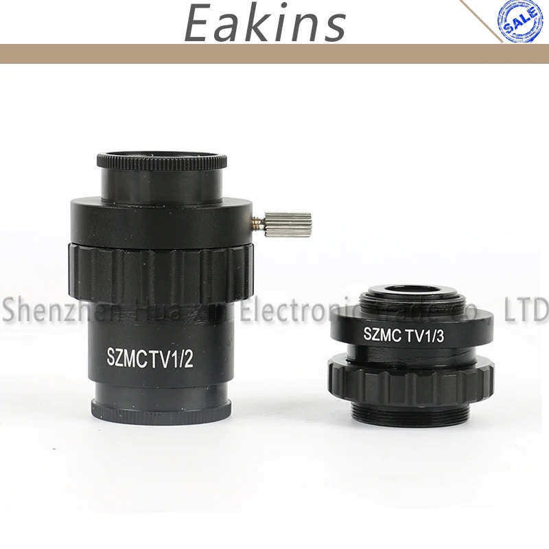 Тринокулярный Стерео микроскоп CMOS адаптер камеры SZMCTV 1X1/2X1/3X 0.5X Объектив C-mount адаптер объектива