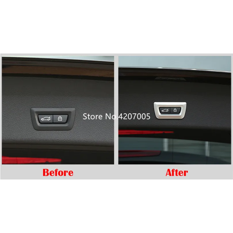 Для BMW X1 F48 X3 F25 X4 F26 X5 F15 X6 F16 F30 GT 3 5 7 серия авто-Стайлинг ABS Хромированная задняя