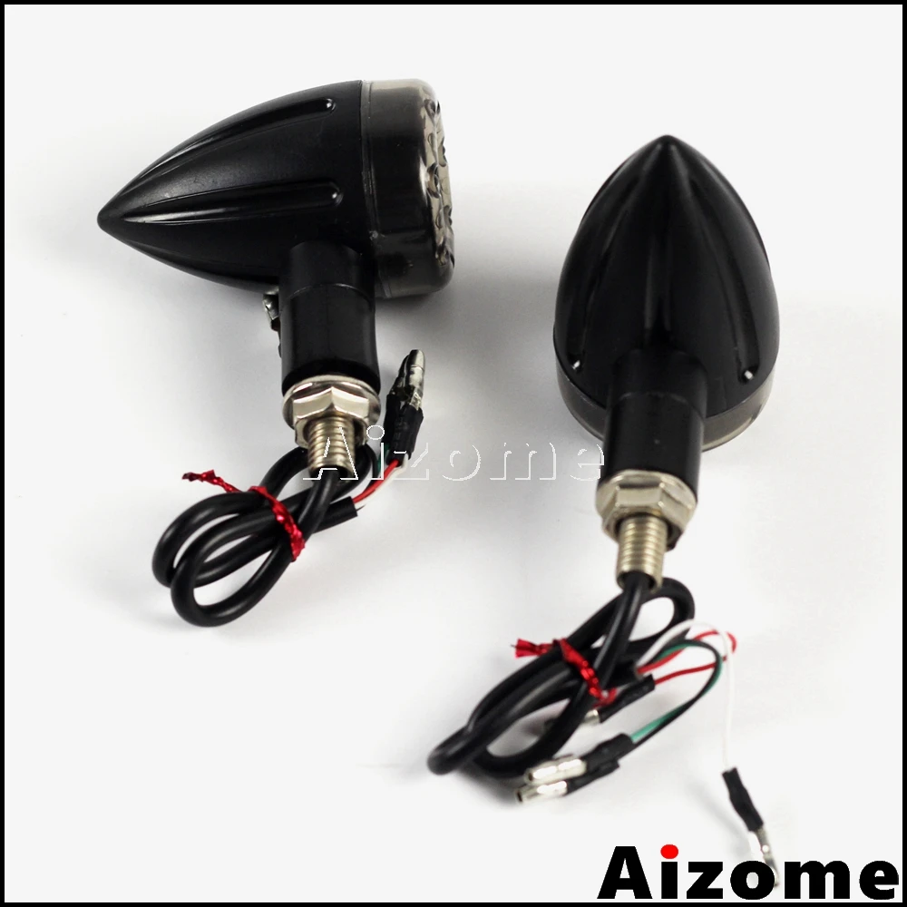 

Universal Motorcycle Bullet LED Turn Signals Light Turn Indicators Rear Running Lamp For Harley Honda Yamaha Suzuki Kawasaki