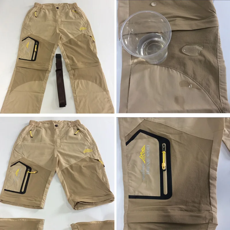 LILL | Съемные быстросохнущие мужские брюки карго 2017 летние тонкие короткие в стиле