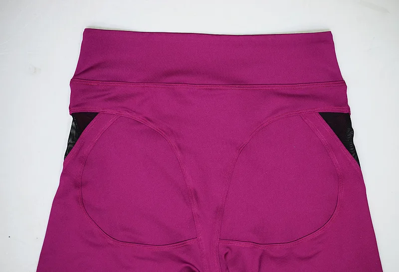 Сексуальные сетчатые Лоскутные Леггинсы для йоги, женские облегающие штаны с высокой талией, эластичные Компрессионные Леггинсы для тренажерного зала, фитнеса, спортивных Капри, леггинсы