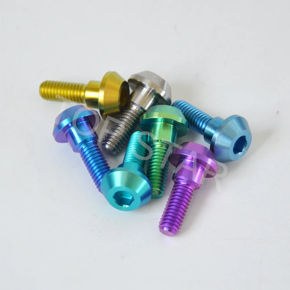 4 шт. титановые золотые болты для ротора дискового тормоза|Дверные зажимы из