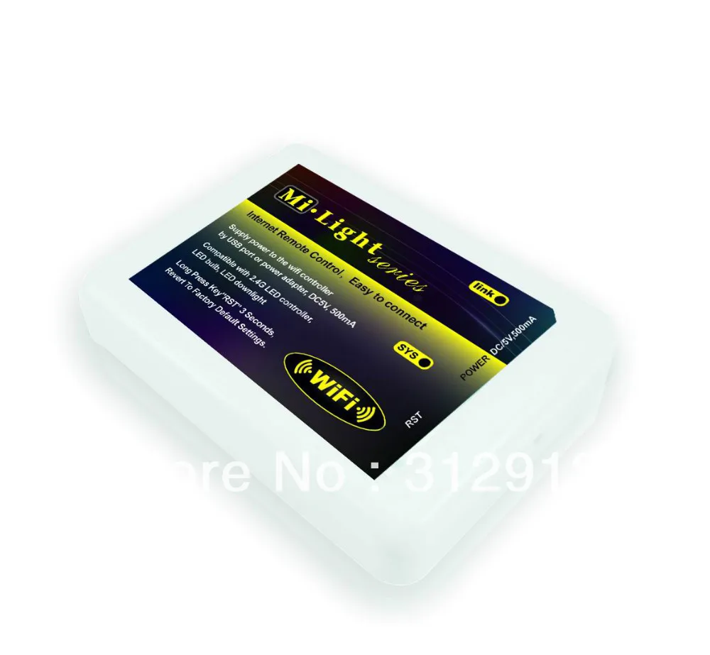 Светодиодный WIFI контроллер совместим с 2 4 ГГц RGB RGBW CC цветным контроллером (серия