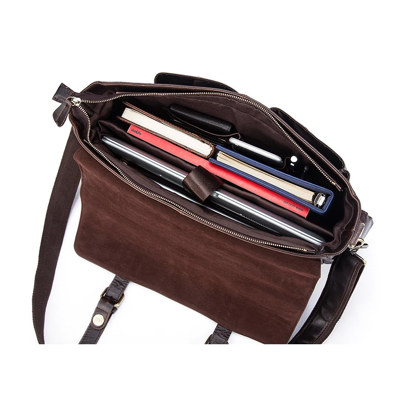 MVA Мужская сумка из натуральной кожи мужская через плечо на для мужчин Офисная