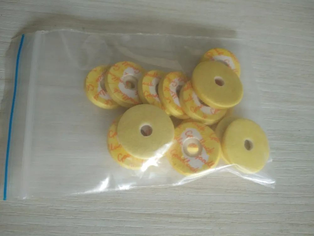 17pcs Flute Pads Replacement Woodwind Close Hole Mat tone Repair Yellow Musical Accessory | Спорт и развлечения