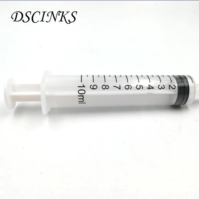 

10ML Syringes with Plastic Needle and Cap for Water Based Ink, Cleaning Solution Liquid, Oil or Glue Applicator