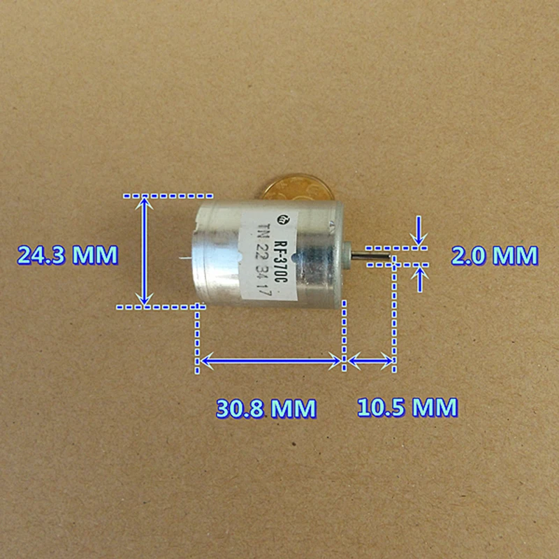 MABUCHI RF-370CA микро 370 Мотор DC 5 V-7,2 V 12000 об/мин высокого Скорость долгий срок службы для электрических Приспособления игрушечный автомобиль лодка корабль модель