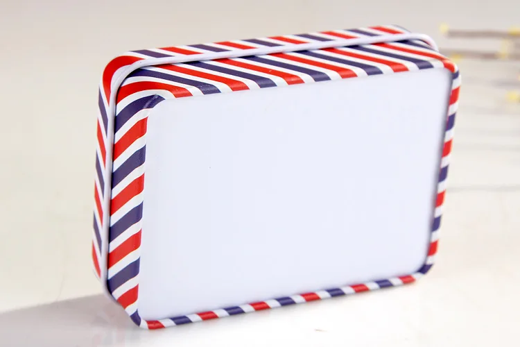 1 шт. расстояние буквы маленькая жестяная коробка канцтовары в стиле ретро из