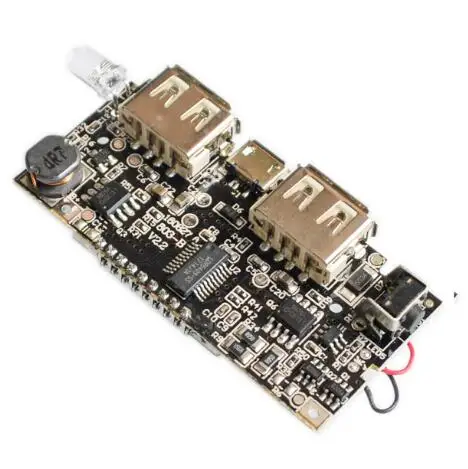 Двойной USB 5 в 1 а 18650 Мобильный Внешний аккумулятор зарядное устройство PCB модуль