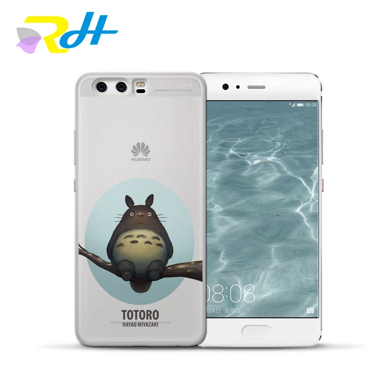 Для funda Huawei P20 lite чехол МИЛЫЙ Тоторо для P8 Coque Etui P Smart P9 P10 Lite Plus P30 Pro
