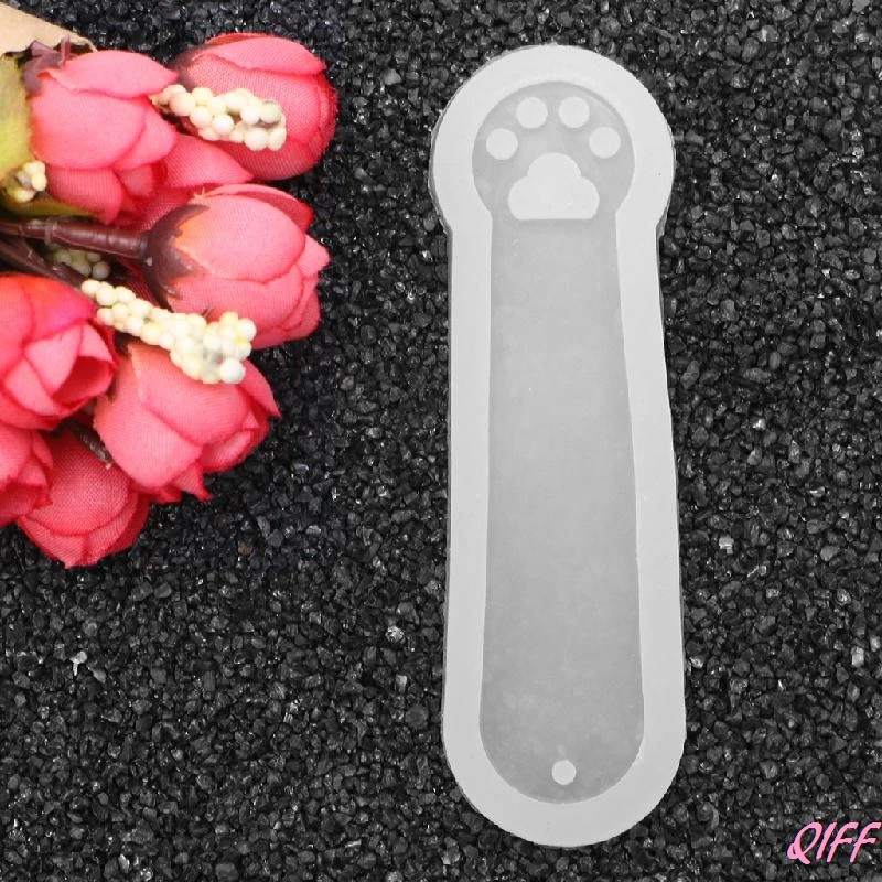 Кошачий коготь силиконовые формы эпоксидной смолы Ювелирная Закладка DIY ремесло с отверстием