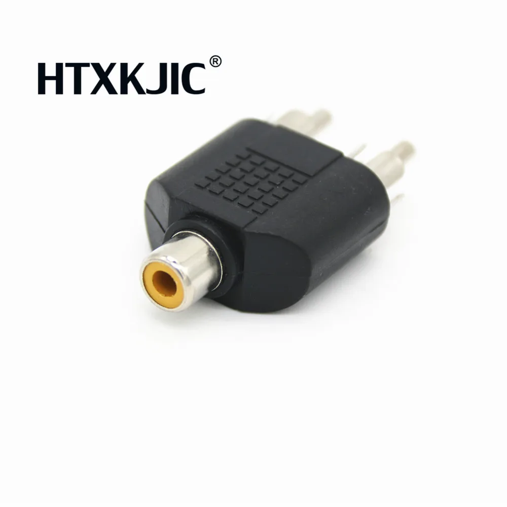 3 5 мм Штекерный разъем на 2 Двойной RCA гнездовой AV стерео/Женский мужской аудио