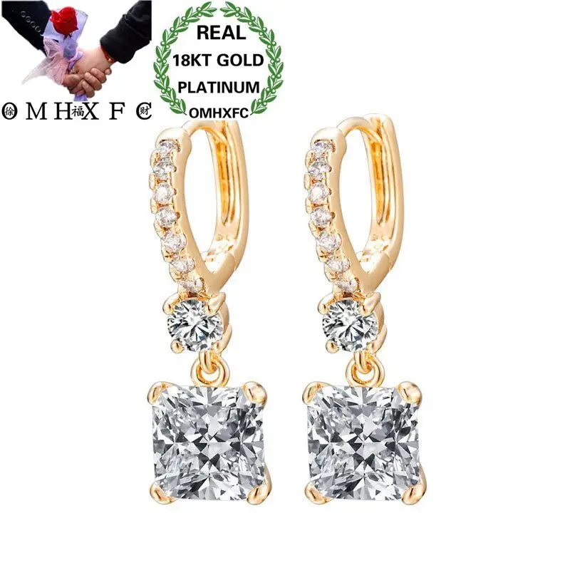 Серьги капельки OMHXFC оптовая продажа Европейская мода для женщин вечеринки дня