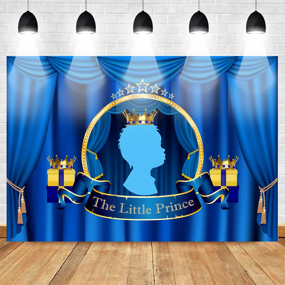 Королевский фон для фотосъемки на день рождения малыша Маленький принц