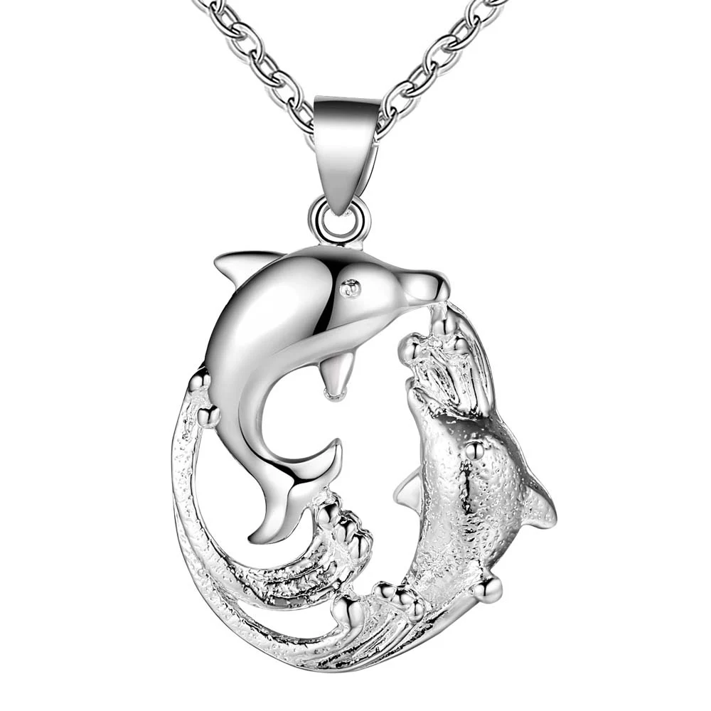 Оптовая продажа Очаровательные Подвески из серебра для женщин модные ювелирные