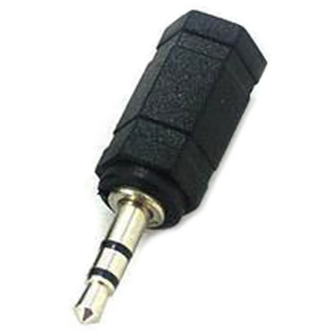 2 5 мм стерео гнездо 3 штекер аудио адаптер черный | Электроника