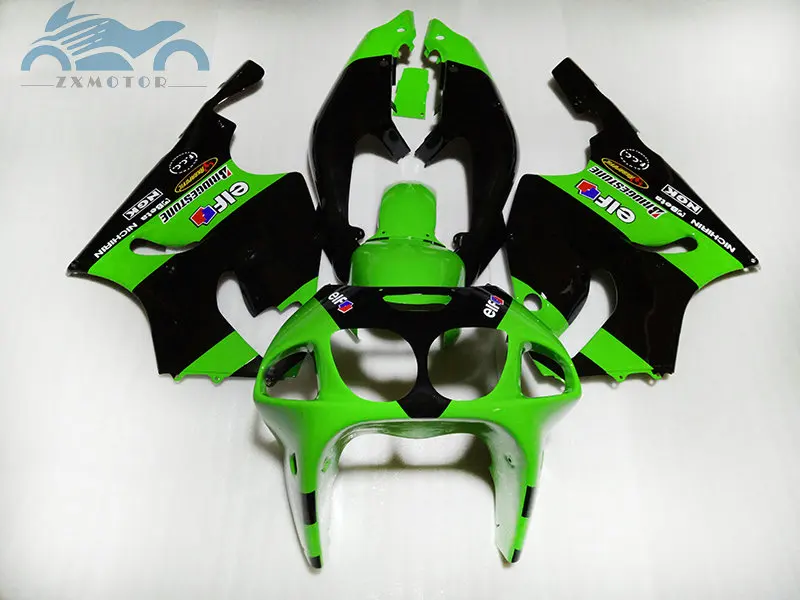 

Aftermarket body parts Fairing kit for Kawasaki ninja ZX7R 96 97 98-03 green black road racing fairings set ZX 7R 1996-2003 OT09