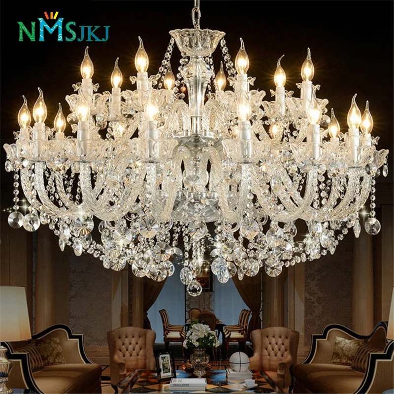 Европейский Стиль K9 хрустальная люстра светильник класса люкс Крытый настенный