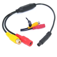 car video cable rca 4pin for car rear view camera connect car monitor dvd trigger cable parking assistance