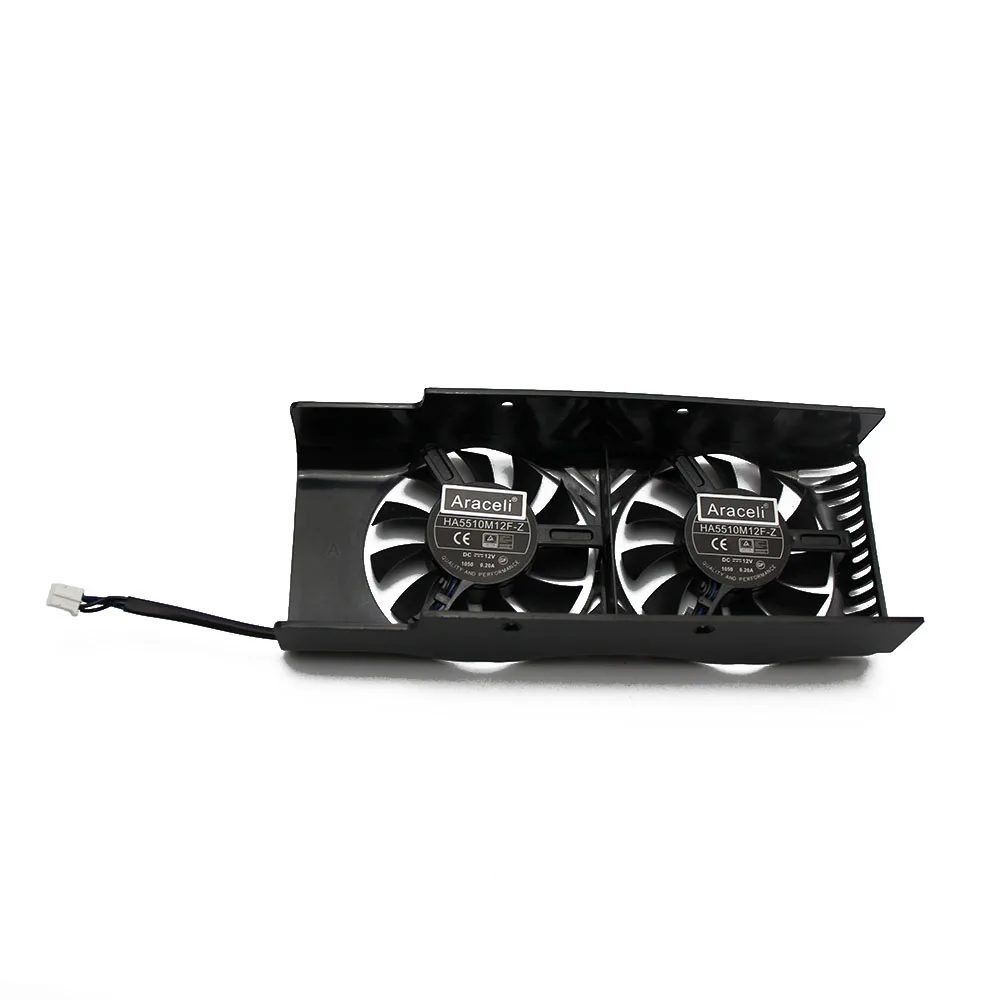 HA5510M12F-Z 0.20A 2Pin GTX750 Ti охлаждающий вентилятор GPU для MSI Geforce GTX 1050 2GT LP GTX 1050 Ti 4GT LPV1 охлаждение графической карты