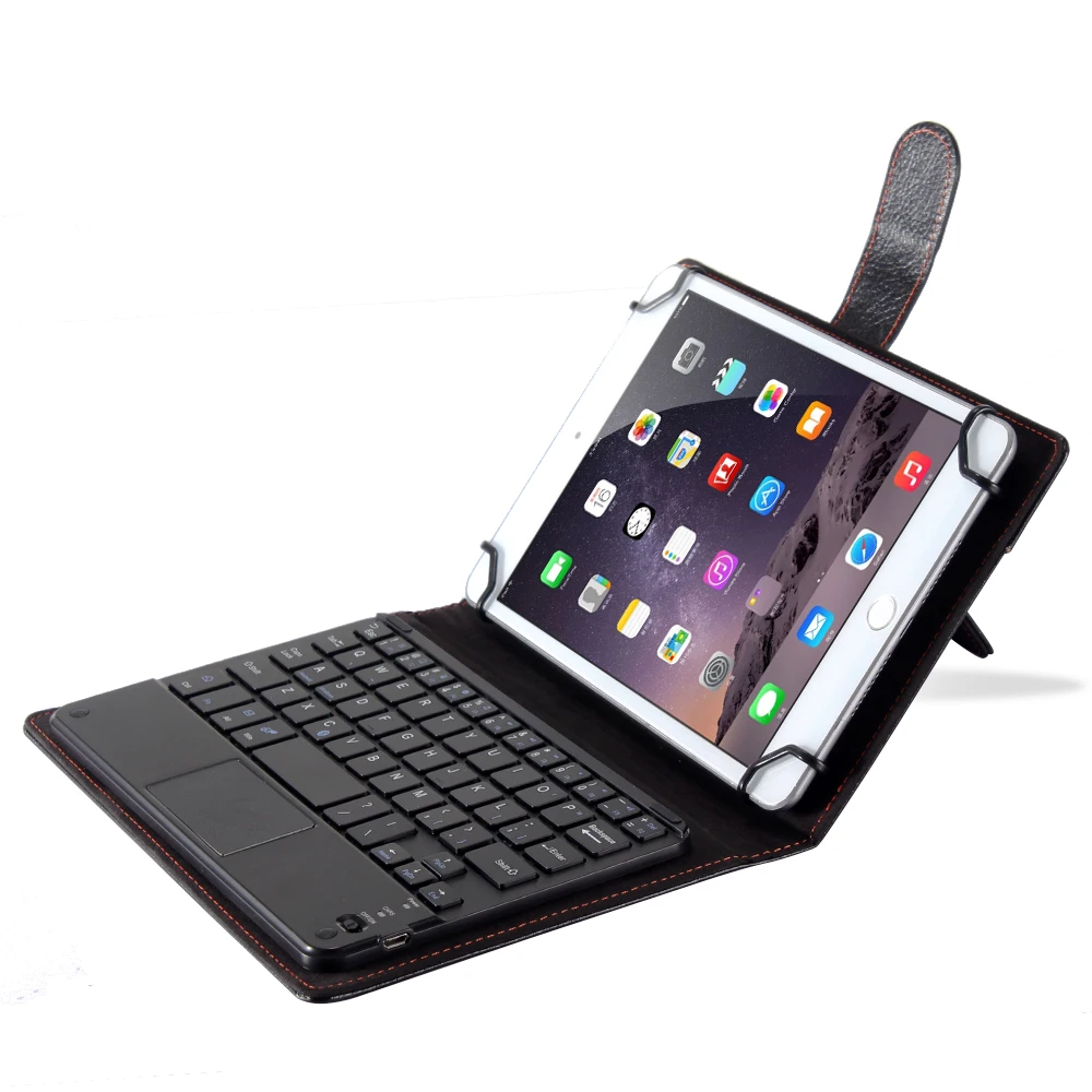 Deepfox Bluetooth клавиатура чехол для 7 8 9 10 дюймов iPad планшет защитный из искусственной