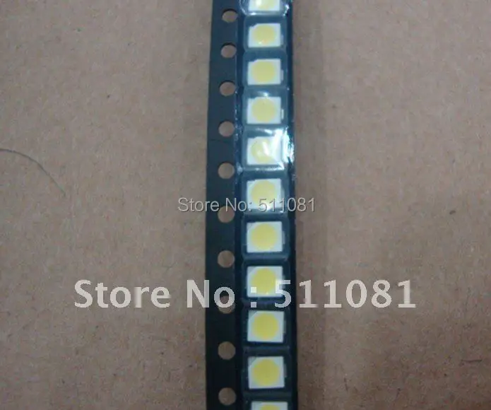 100 шт. 1210 SMD теплый белый светодиодный s LED (красный зеленый синий желтый - Фото №1