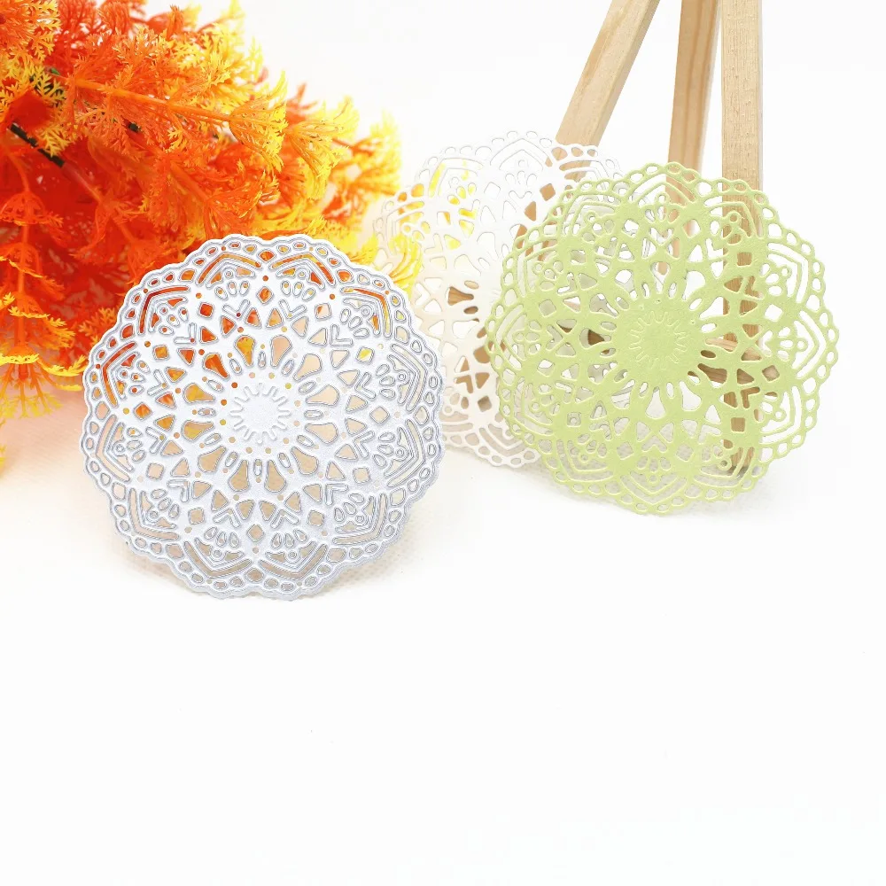 Круглый кружевной альбом для скрапбукинга DIY бумажная карта милые тисненые