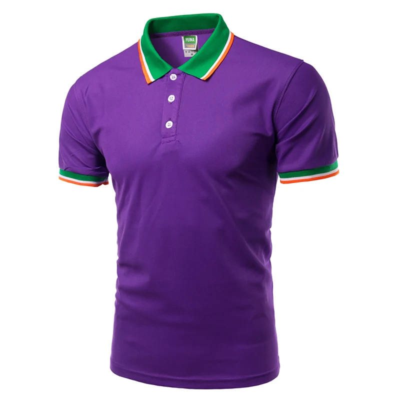 Новинка мужские Поло 2017 летние однотонные модные рубашки поло с коротким рукавом