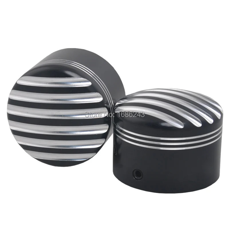 Front Axle Nut Cover Bolt Kit Motorcycle Parts Aluminum Alloy Metal Chrome And Black Fits For Harley Dyna VRSC XG XL 883 New | Автомобили