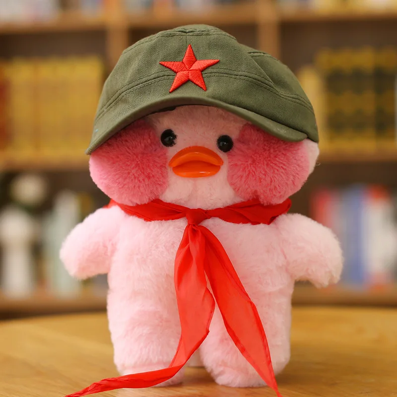 30 см LaLafanfan Kawaii кафе Мими желтая утка плюшевая игрушка милая мягкая кукла мягкие животные куклы детские игрушки подарок на день рождения для детей