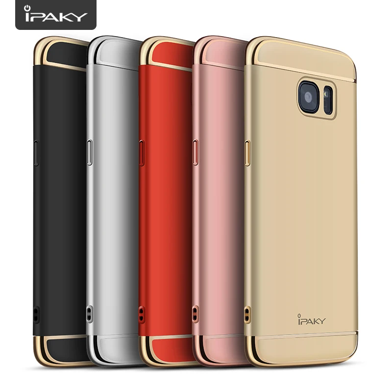 IPAKY класса люкс чехол для телефона Shcokproof бампер чехол для ПК на samsung Galaxy S7 край S8 S 7 8 s7edge S8plus плюс 4/6 32/64/128 ГБ