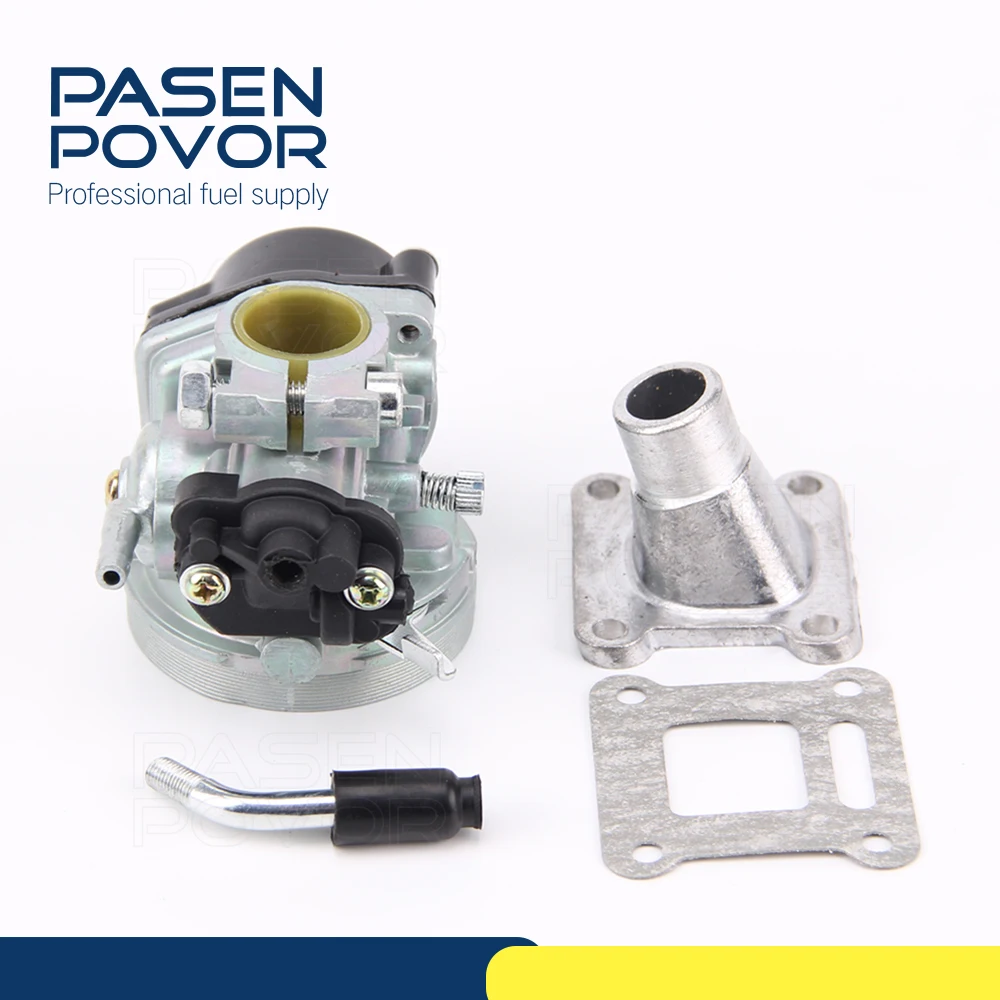 Аксессуары для мотоциклов Карбюратор Алюминий впускной коллектор Труба 49CC 80CC 2