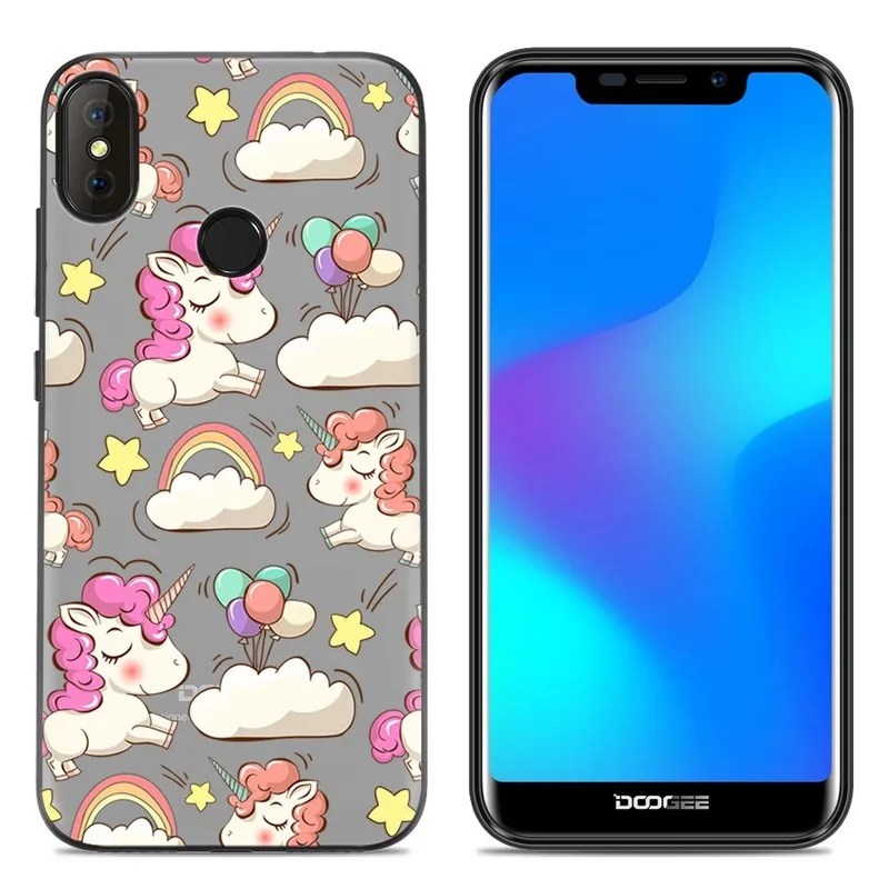 Missbuy Flyman Case For Doogee X70 Cute Cartoon Animal Painted Cases X 70 Soft Silicone Slim Floral Marble Cover |