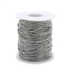 5 млот, диаметр 2 мм, звеньевые цепи из нержавеющей стали, лот, ожерелье, ремесленные изделия, металлические Rolo цепи оптом для изготовления ювелирных изделий своими руками