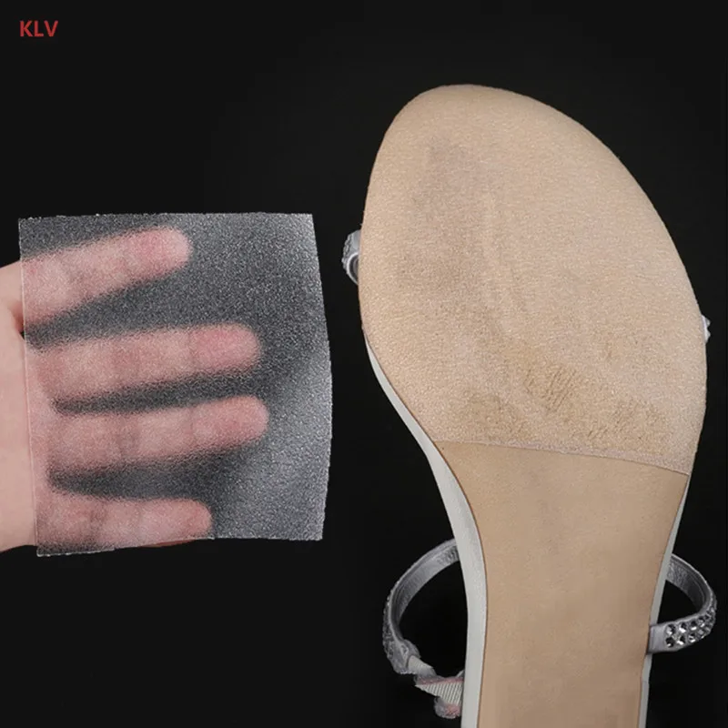 Клейкая лента на нескользящей подошве KLV прозрачная защитная обувь высоком