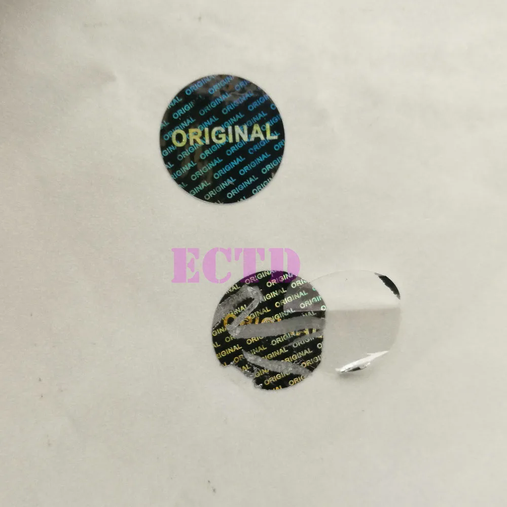 800 шт. лазерная голограмма 15 мм оригинальная наклейка круглая защита вскрытие