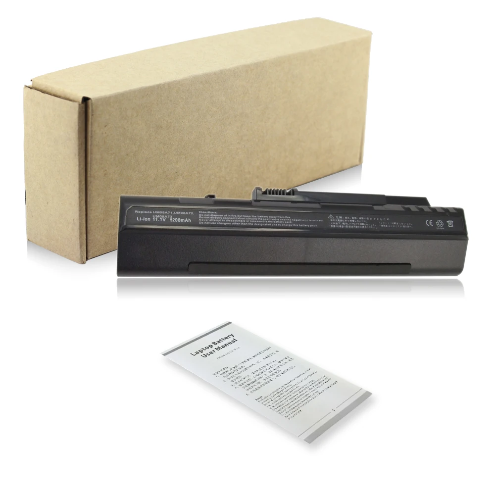 Аккумулятор для ноутбука ACER ASPIRE ONE ZG5 KAV10 KAV60 D250 AOD250 Aspire One A150 Pro 531h|Аккумуляторы