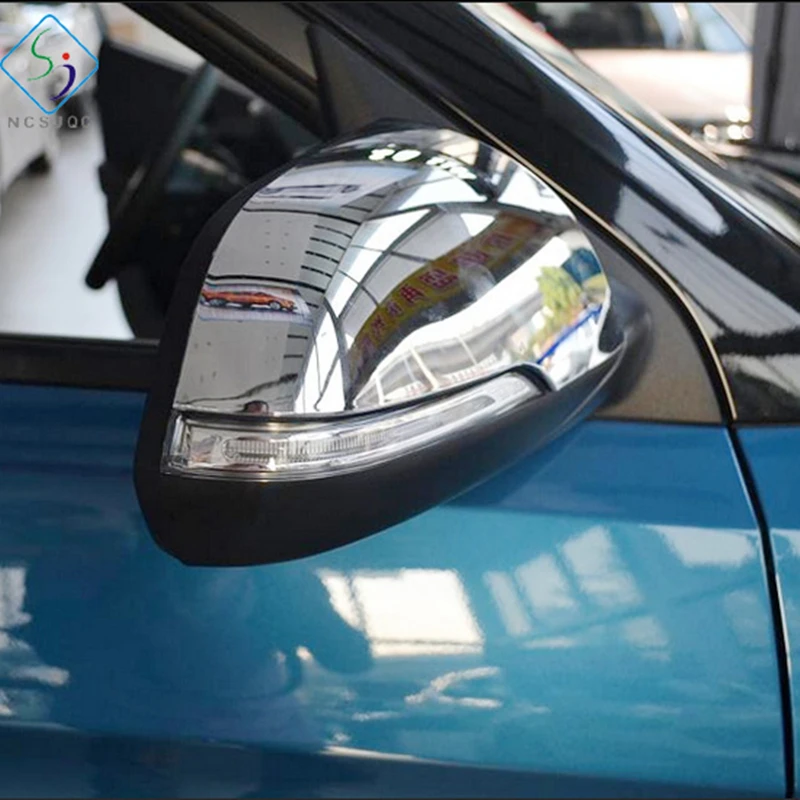 2 шт. хромированный чехол на зеркало заднего вида для HYUNDAI IX25 CRETA 2015|rearview mirror cover|chrome