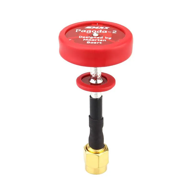 Бесплатная доставка 2 шт. Emax пагода 5 8 ГГц 50 мм RHCP FPV антенна SMA-plug-красный | Игрушки