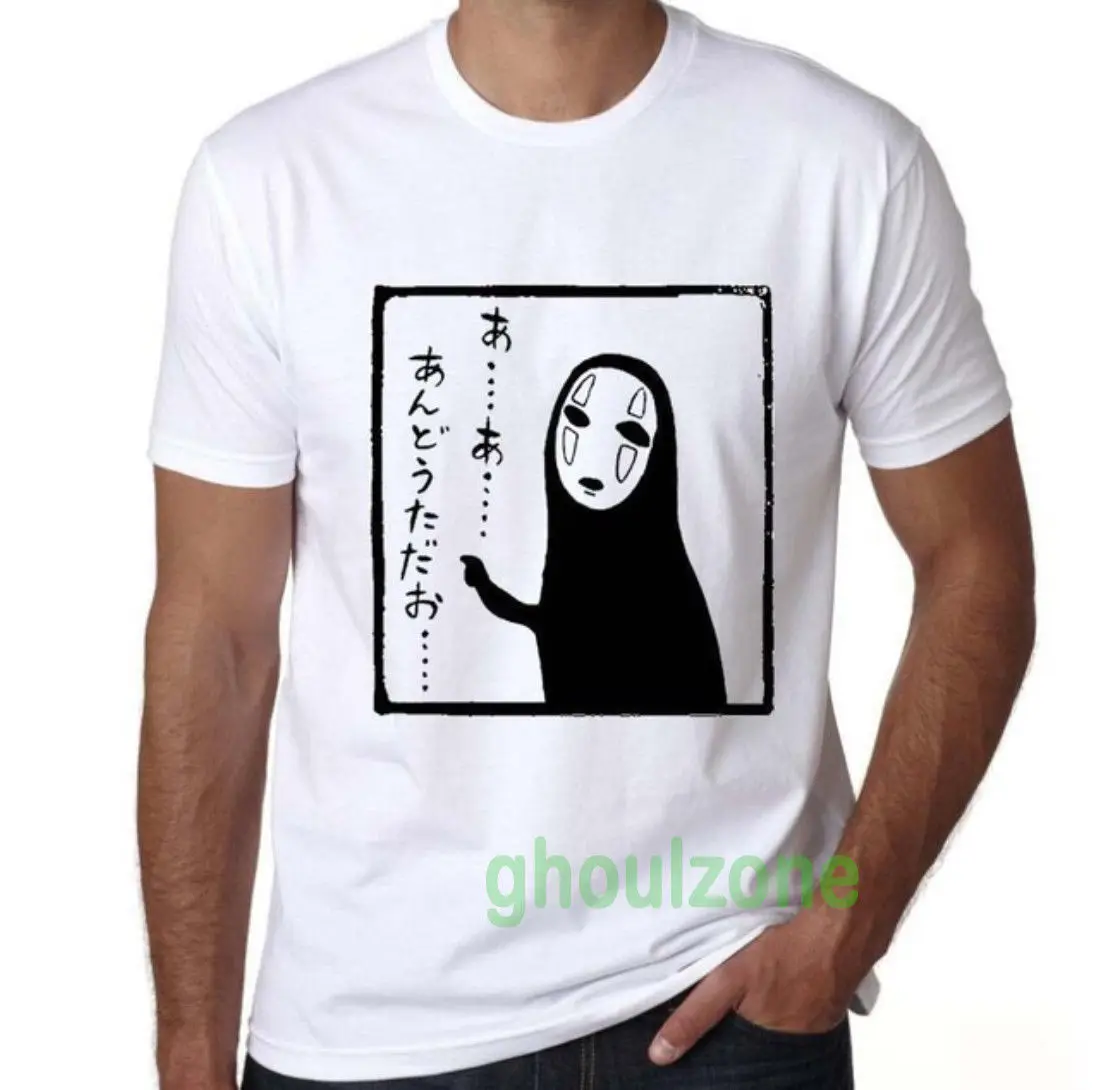 

Fashion Short Creative Printed Spirited Away No Face T-Shirtsummer T-Shirt