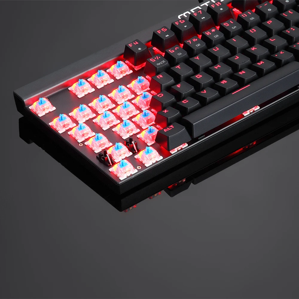 Motospeed CK103 104 клавиши NKRO USB Проводная RGB подсветка Механическая игровая клавиатура