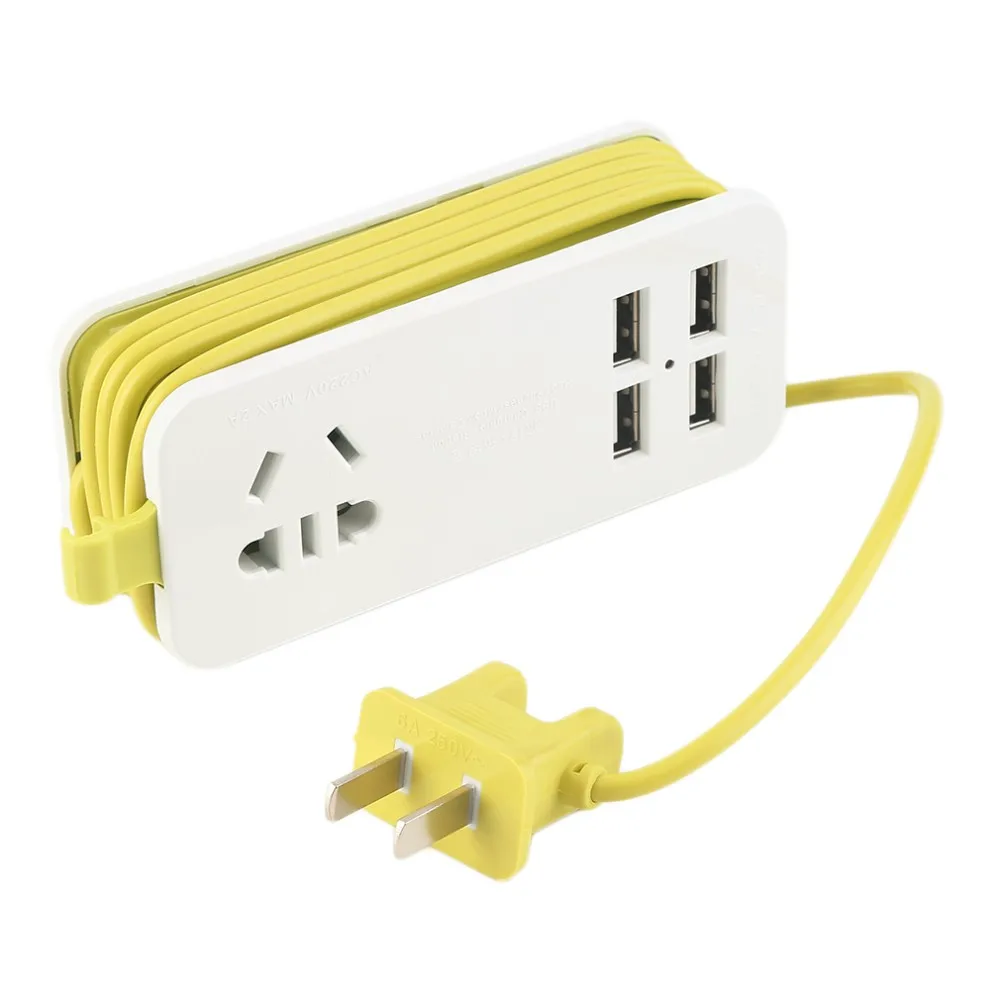 Универсальный 4 портовый usb хаб настольная настенная Зарядная Станция Адаптер
