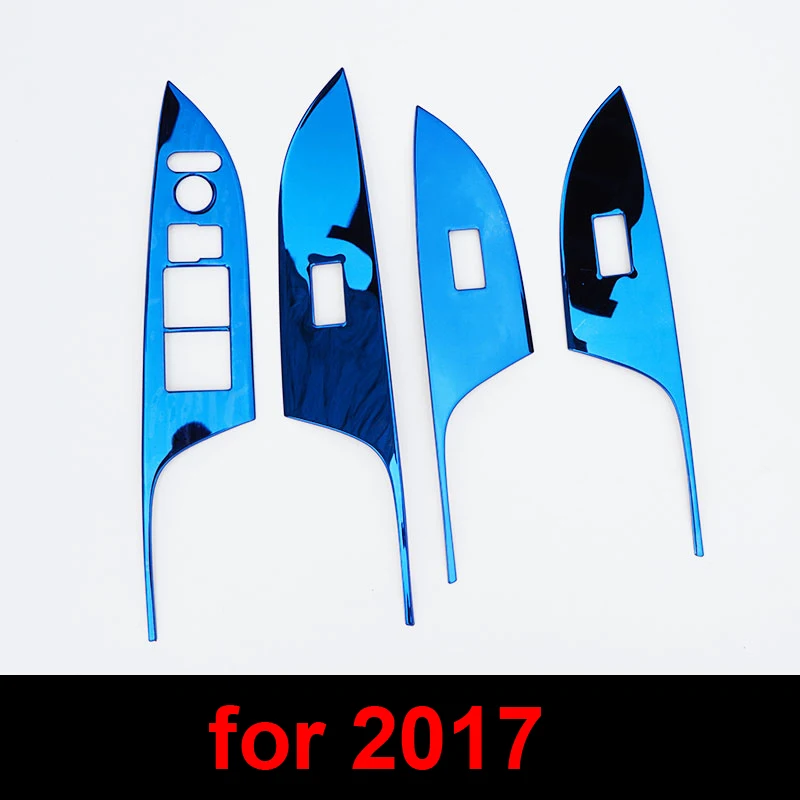 4 шт. для Honda Accord 2014-2016 2017 2018 дверная стеклянная подъемная панель декоративная рама