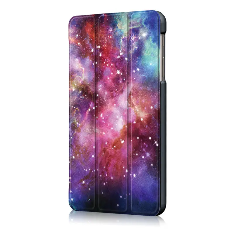 Чехол для samsung Galaxy Tab A 8,0 T380 T385 8,0 дюймов, чехол Funda для планшета из искусственной кожи, откидной Чехол-подставка+ пленка+ ручка