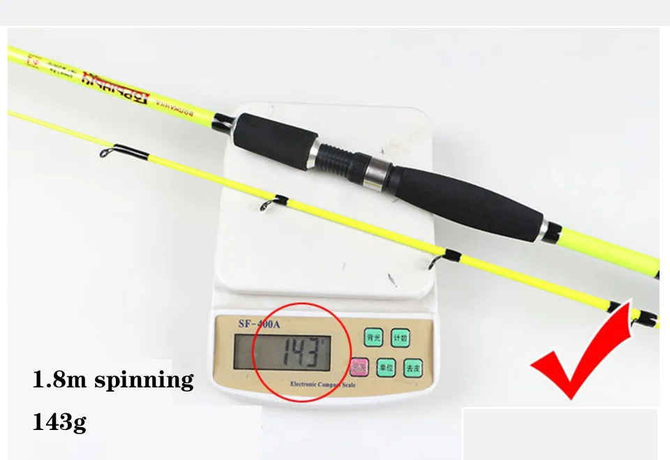 carbon squid bait casting fishing rod 1.6m 1.8m boat rock spinning rod ultralight hard travel stick bass carp pike pesca pole