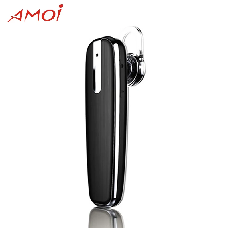 Оригинальный Amoi Bluetooth Беспроводной F5 гарнитура Шум снижение для samsung/htc/Xiaomi/huawei с