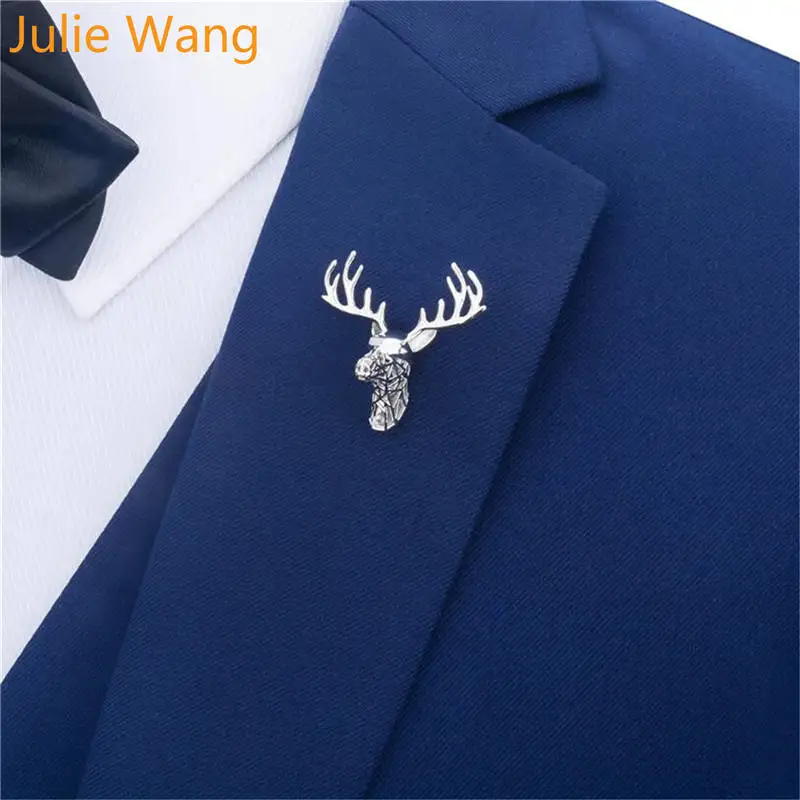 Julie Wang 1 шт. медные высококачественные металлические броши в форме цветка Листьев