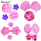 4 стиля лепестки цветов Veiners силиконовая форма Surgarcraft инструменты для украшения шоколадного торта C113