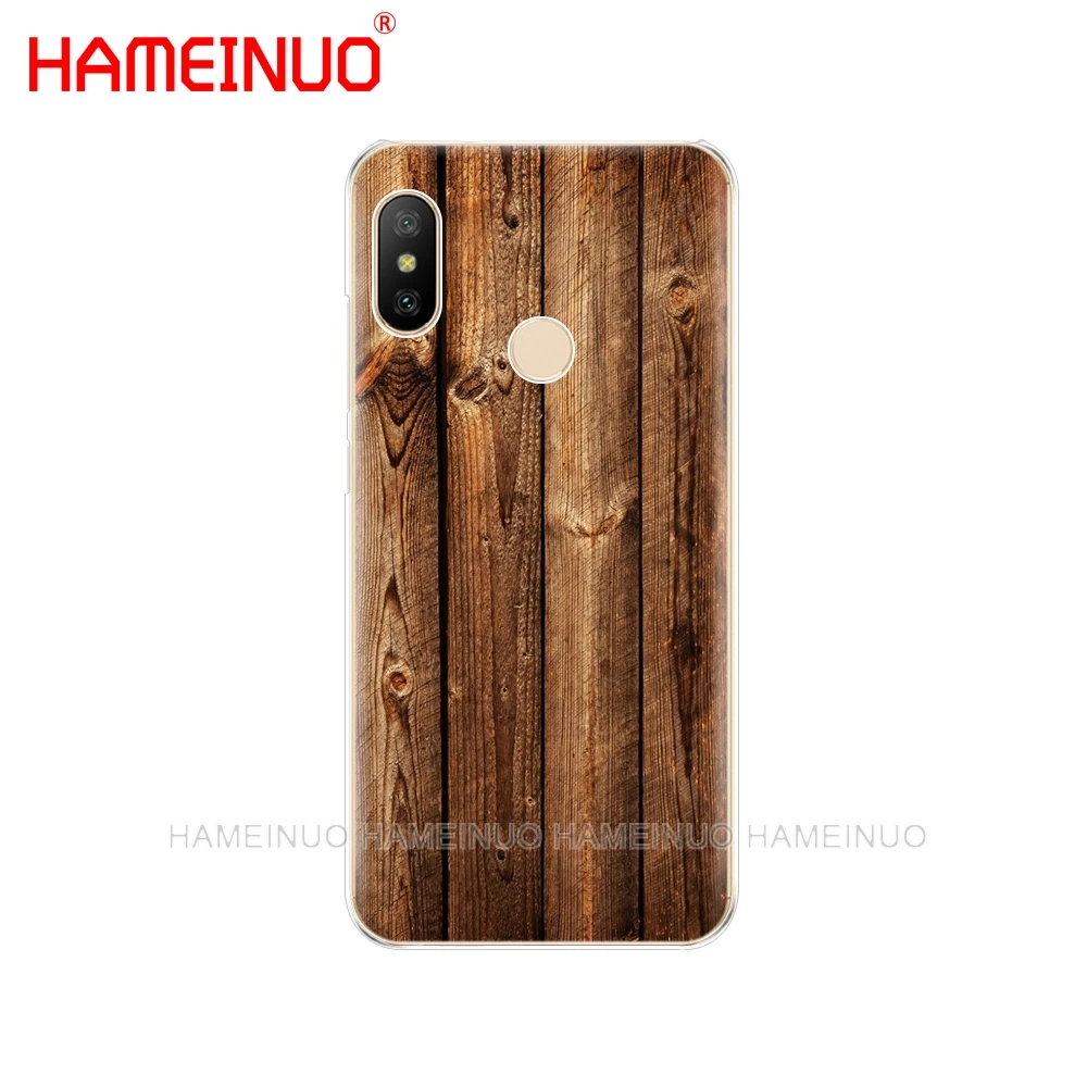 Текстурный чехол HAMEINUO в деревянном стиле для Xiaomi Mi 8 se A2 lite redmi 6 6a pro note PRO pocophone F1