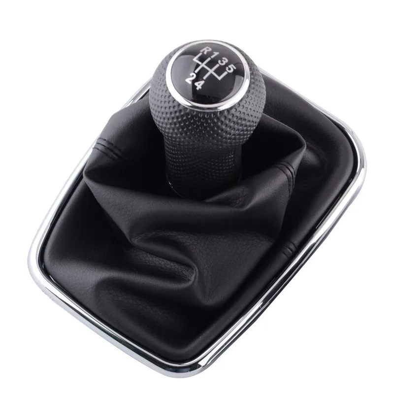 5 Speed NS Модифицированная Автомобильная ручная 5/6 ручка переключения скоростей, крышка багажника из искусственной кожи для Volkswagen VW Golf 4 2003-2008 автозапчасти - Название цвета: 5 Speed